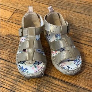 Carters size 6 sandals